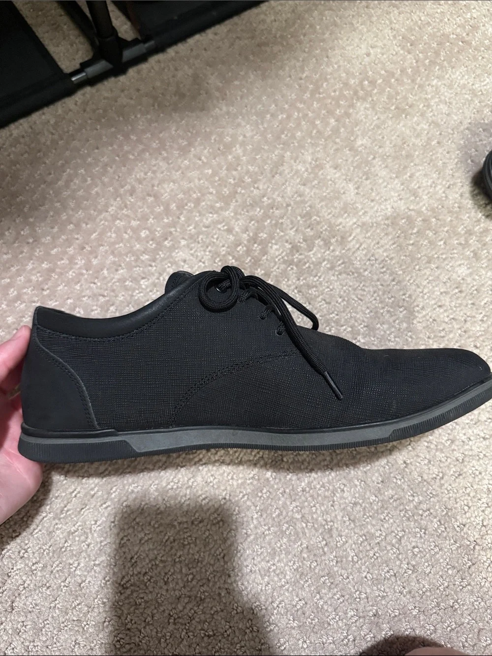 Aldo Black Men's Lace-Up Oxford Shoes